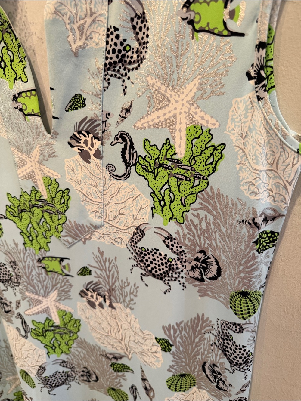 Jude Connally Kristen Maxi Dress L Like New Ocean Reef - Picture 2 of 7